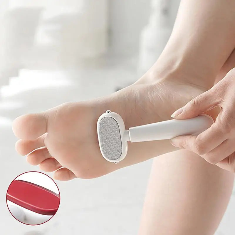 Double-sided stainless steel foot rasp for callus removal