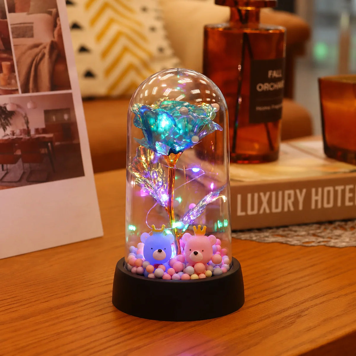 LED Eternal Rose Light – 24K Gold Foil Flower Gift