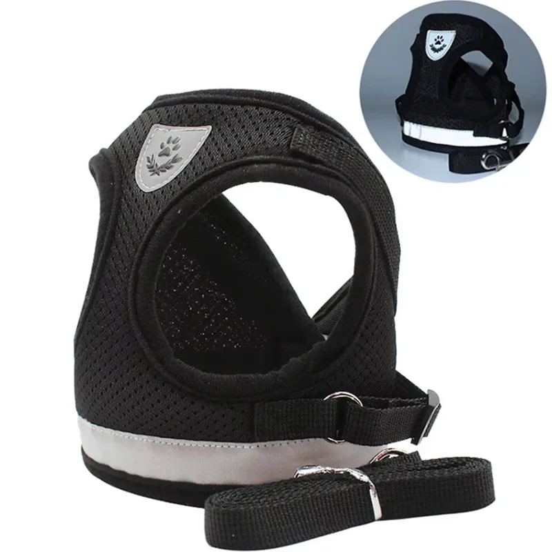 pet-mesh-vest-harness-leash-set