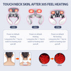 Smart Neck Massager – Heated TENS Pulse Cervical Massager