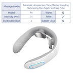 Smart Neck Massager – Heated TENS Pulse Cervical Massager