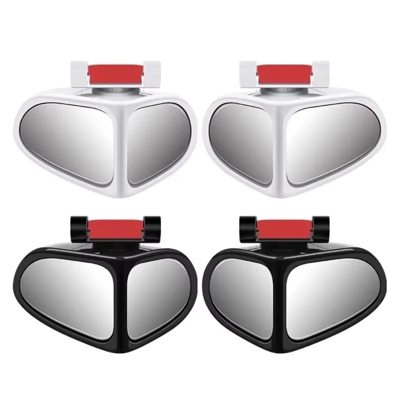 360° Adjustable Blind Spot Mirror – Dual Wide Angle Auxiliary Rearview Mirror for Car Front & Rear Wheels