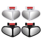 360° Adjustable Blind Spot Mirror – Dual Wide Angle Auxiliary Rearview Mirror for Car Front & Rear Wheels