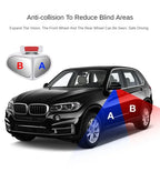 360° Adjustable Blind Spot Mirror – Dual Wide Angle Auxiliary Rearview Mirror for Car Front & Rear Wheels