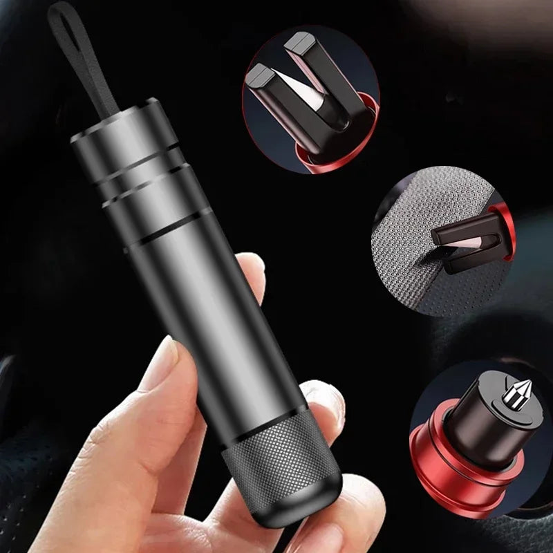 Car Safety Hammer – Emergency Window Breaker & Seat Belt Cutter
