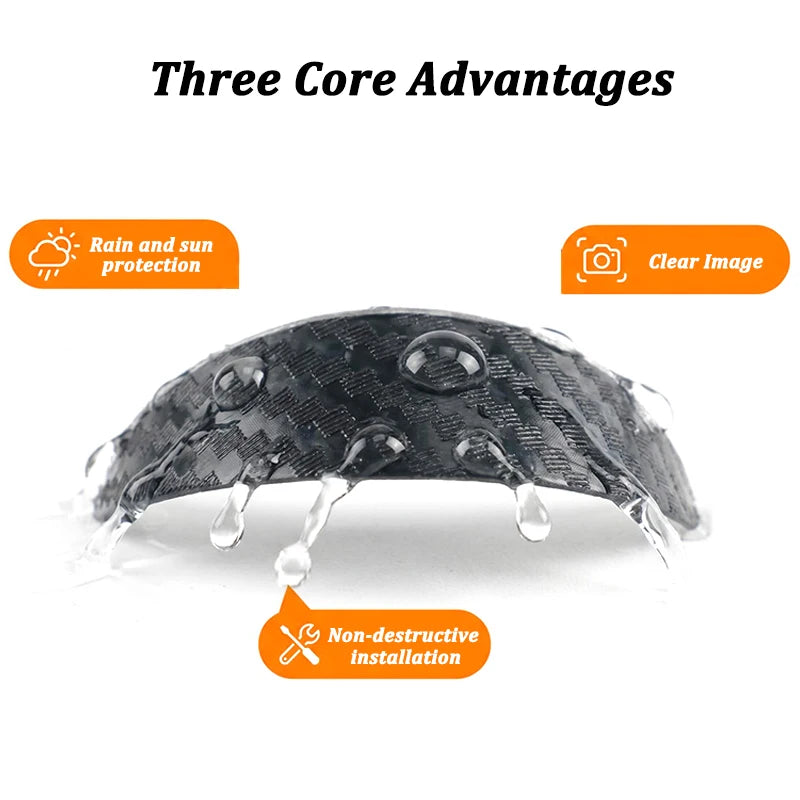 Self-Adhesive Car Camera Rain Cover